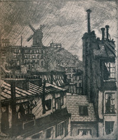 モンマルトル、1897 作： Eugene Bejot