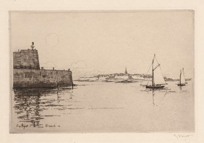 Saint-Malo Vue de Dinard（サン・マロ・ヴュ・ド・ディナール） 作： Eugene Bejot