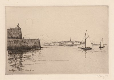Saint-Malo Vue de Dinard（サン・マロ・ヴュ・ド・ディナール） 作： Eugene Bejot