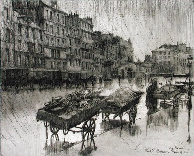 サン・アントワーヌ、「Du Ier au XXeme: Les Arondissements de Paris...」（1903年発行）より（エッチング 作： Eugene Bejot