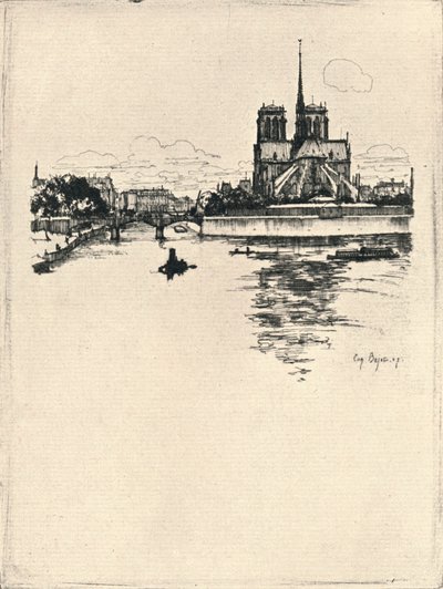 ノートルダムの亡霊、1915 作： Eugene Bejot