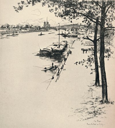 ポンドサリー、1915年 作： Eugene Bejot