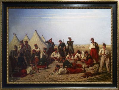 Chalons キャンプでの宝くじ 作： Eugene Bellanger
