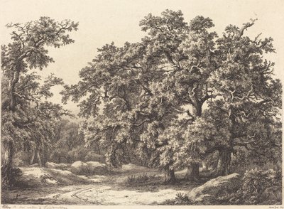 オークス、1840年。 作： Eugene Bléry
