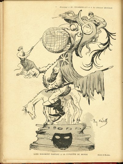 Le Rire の Eugene Cadel (1867-1940) のイラスト 作： Eugene Cadel