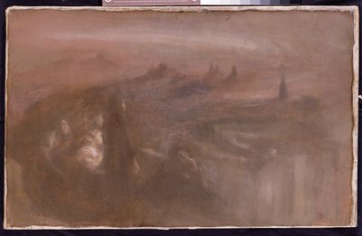 オーロラ（キャンバスに油彩） 作： Eugène Carrière