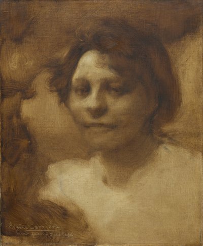 マダム・ケース、1900年9月以降、おそらく1901年夏（油彩、布地） 作： Eugène Carrière