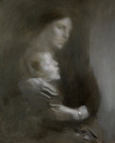 母性（苦悩）（キャンバスに油彩） 作： Eugène Carrière