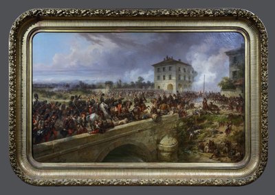 1859年6月4日、ポン・デ・マゼンタの近衛兵 作： Eugene Charpentier