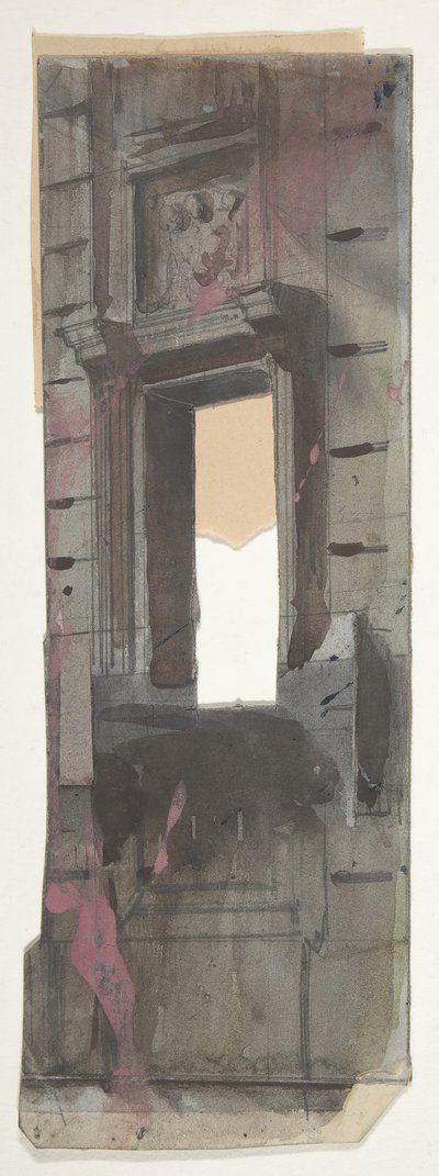 パリのオペラ座の舞台セットのデザイン、1828-90年。 作： Eugene Ciceri