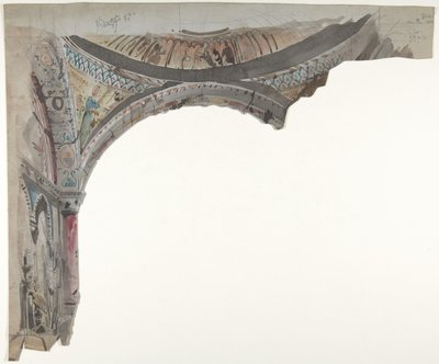 パリのオペラ座の舞台セットのデザイン、1830～90年。 作： Eugene Ciceri