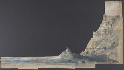 パリのオペラ座の舞台セットのデザイン、1830～90年。 作： Eugene Ciceri