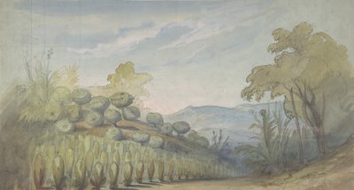 パリのオペラ座の舞台セットのデザイン、1830～90年。 作： Eugene Ciceri