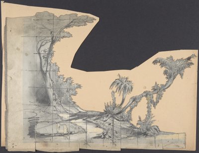 パリのオペラ座の舞台セットのデザイン、1830～90年。 作： Eugene Ciceri