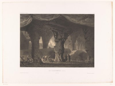 シアターデコールとカタコンベン Les catacombes (inedit.) (オブジェクトのタイトル) Theatredecors（シリーズタイトル） Décorations de théâtre (オブジェクトのシリーズ タイトル) 作： Eugene Ciceri