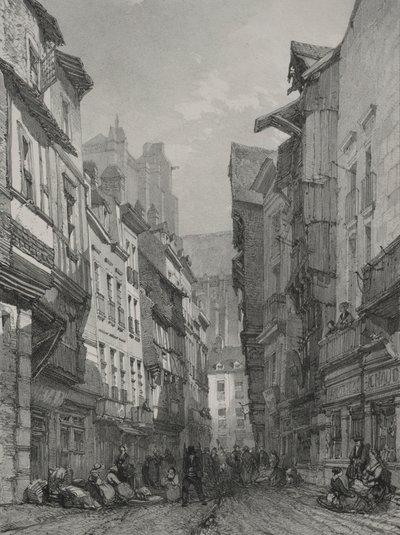 古代フランスの絵のようにロマンチックな旅。ブルターニュ.... 作： Eugene Ciceri