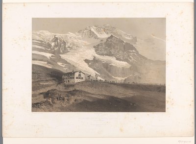 クライネシャイデックからのユングフラウの眺め La Jungfrau vue de la petite Scheideck (オブジェクトのタイトル) スイスとサヴォイアの顔（連載タイトル） La Suisse et la Savoie (オブジェクトのシリーズ タイトル) 作： Eugene Ciceri