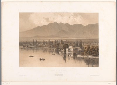トゥーン湖のほとりの眺め Bords du Lac de Thun (オブジェクトのタイトル) スイス、サボイ、チロルの景色 (シリーズ タイトル) La Suisse, la Savoie et le Tyrol (オブジェクトのシリーズ タイトル) 作： Eugene Ciceri