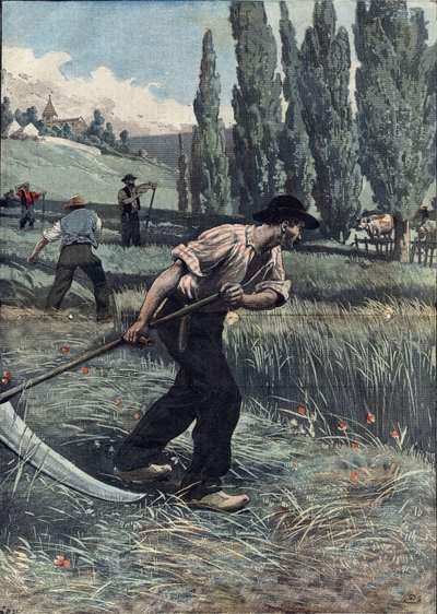 6月5日付「Le Pelerin」紙に掲載されたダンブランのイラスト 作： Eugene Damblans