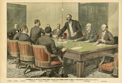 Le Pelerin』に掲載されたユージン・ダンブラン（1865-1945）のイラスト 作： Eugene Damblans