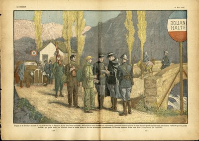 Le Pelerin』に掲載されたユージン・ダンブラン（1865-1945）のイラスト 作： Eugene Damblans
