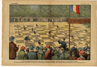 Eugene Damblans (1865-1945)のイラストがLe Pelerinに掲載されました 04/09/27 - フランスで初めて、女性のためのゲーム...ライブチェッカーボード - ゲーム, 趣味, クラウド, チェッカー 作： Eugene Damblans