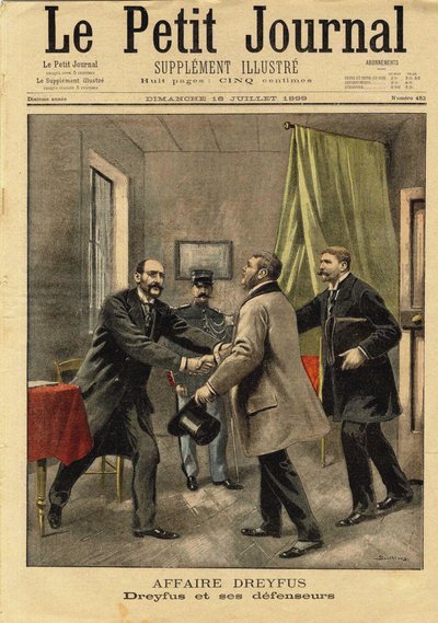 ドレフュス事件に関するル・プティ・ジャーナル、1899年。 作： Eugene Damblans