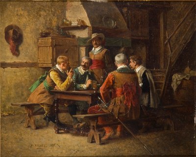 非番、1885 作： Eugene Fichel
