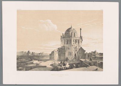 ソルタニエのシャー ホーダ モスク Mosque Chah-Khodah-Bendèh à Sultânyèn (オブジェクトのタイトル) ペルシャの風景（シリーズタイトル） Perse moderne (シリーズタイトル) 作： Eugene Flandin