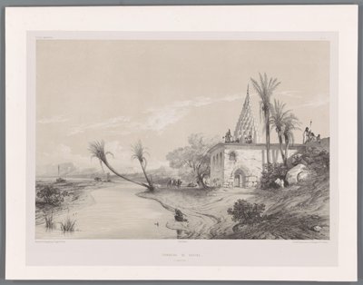 スーサ、イランのシュシュ ダニエル Tombeau de Daniel (Chouster) (オブジェクトのタイトル) ペルシャの風景（シリーズタイトル） ペルセ・モダン（シリーズタイトル） 作： Eugene Flandin