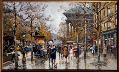 パリのイタリア街道の眺め ユージン・ガリエン・ルルー（Galien-Leloue）（1854-1941）の絵画 20世紀 チョレ（Musee des Beaux Arts 作： Eugene Galien Laloue