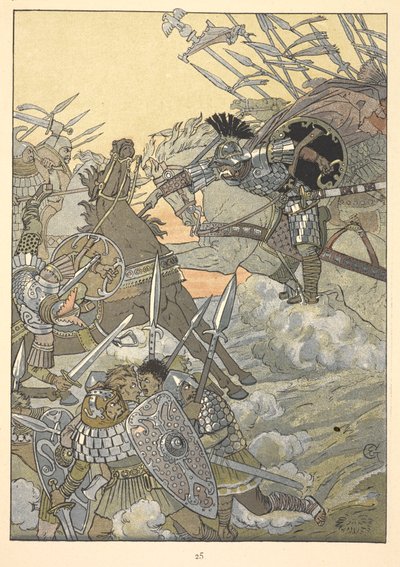 バトルシーンです。 作： Eugene Grasset