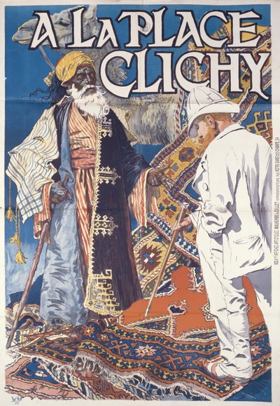 アラクリシー、1891年頃（紙にカラーリトグラフ） 作： Eugene Grasset