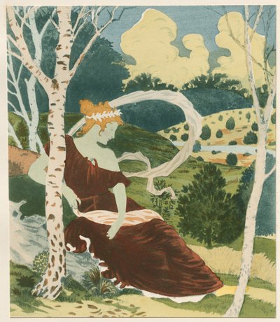 森の中で 作： Eugene Grasset