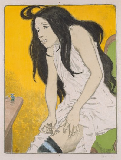 モルヒネ中毒者 作： Eugene Grasset