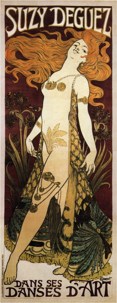 スージーデゲス、1905年 作： Eugene Grasset