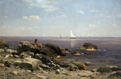 E.デュッカー、水辺 作： Eugene Gustav Dücker