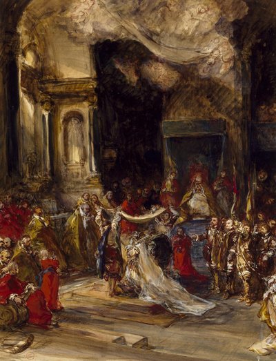 王室の結婚シーン 作： Eugene Isabey