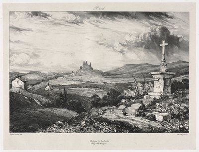 ラルデロール城、1832年。 作： Eugene Isabey