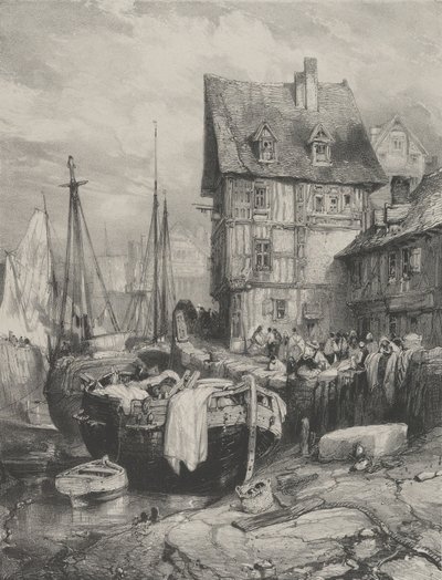 港の内部, 1833., 1833. 作： Eugene Isabey