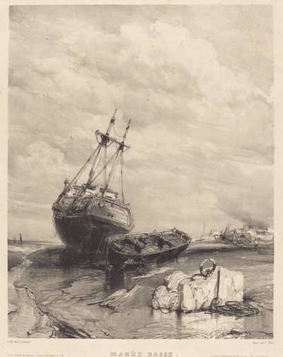 干潮 作： Eugene Isabey