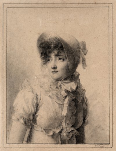 スタルジンスカ伯爵夫人の肖像 作： Eugene Isabey