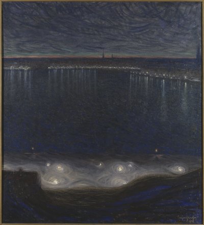 リッダーフィヨルド、ストックホルム 作： Eugène Jansson