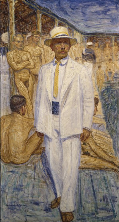 自画像 作： Eugène Jansson