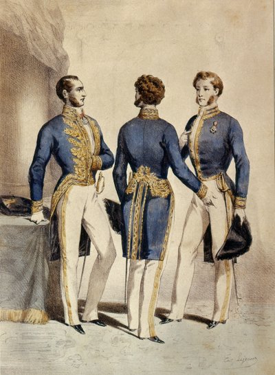 国家評議会、副大統領の制服、顧問、要求のマスター、1853年 作： Eugene Joseph Lejeune