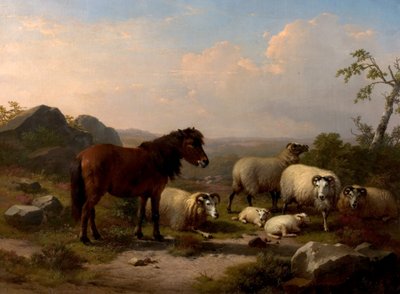 良い友達、1878 作： Eugene Joseph Verboeckhoven