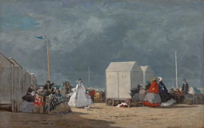 嵐の接近 作： Eugene Louis Boudin