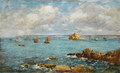 ドゥアルヌネス湾;ドゥアルヌネズ湾、1897年 作： Eugene Louis Boudin