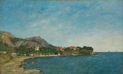 ボーリュー：フルミス湾、1892年。 作： Eugene Louis Boudin