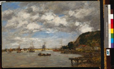 ボルドー 作： Eugene Louis Boudin